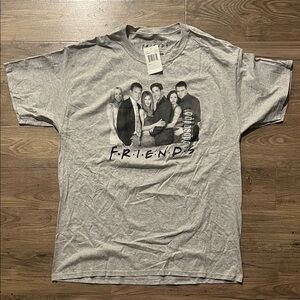 Ripple Junction Gray Friends Cast T-Shirt